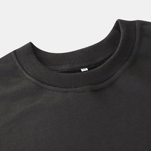 Offre Spéciale hommes personnalisé 100% français éponge décontracté ample col rond sweats lettre imprimer sweats à capuche pour hommes - Product Image 3