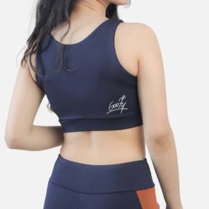 Femmes de haute qualité coton Fitness sport soutien-gorge haut tendance sans couture dos nu culture extensible respirant grande taille léger - Product Image 6