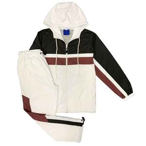 Chándales de colores mezcla de algodón y poliéster conjuntos de chándales de fútbol cortar y coser chándales deportivos con logotipo personalizado - Product Image 3