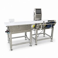 Machine de pesage dynamique de haute précision NY510 avec éjection par soufflage d'air pour ligne d'emballage alimentaire, vérificateur de poids numérique automatique