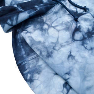 Pull à capuche oversize tie-dye de haute qualité personnalisé en gros pour hommes avec poche avant - Product Image 3