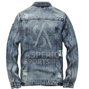 Veste en jean pour homme de style unique Veste en jean sur mesure Personnalisez votre propre logo Veste d'hiver pour homme à vendre - Product Image 5