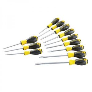 Juego de Destornilladores Esenciales Stanley de 12 Piezas, Variedad de 3 Piezas - Product Image 1