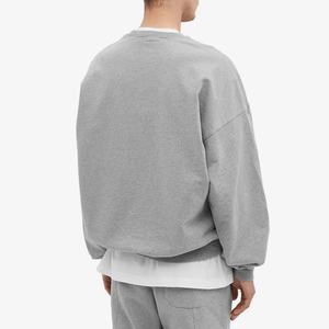 Sweat-shirt à col rond surdimensionné personnalisé 360 GSM, sweat-shirt en coton à col rond et sweat-shirts à capuche, pull à épaules tombantes vierge - Product Image 5