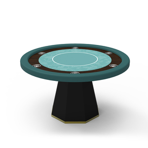 โต๊ะการพนันสุดหรูทันสมัยเฉพาะคาสิโนคุณภาพที่ดีที่สุดปรับแต่งได้ไม้โป๊กเกอร์และโต๊ะไพ่นกกระจอก - Product Image 4