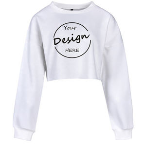 Pull à col montant imprimé surdimensionné pour femme, personnalisé, professionnel, en molleton, vintage, épaules tombantes, manches longues, streetwear - Product Image 6