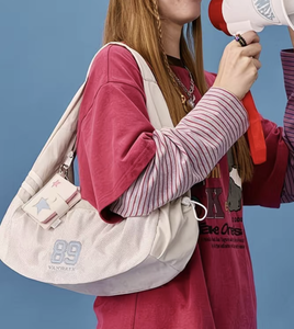 <span class=keywords><strong>Sac</strong></span> à bandoulière pour <span class=keywords><strong>femme</strong></span>, design inspiré du baseball américain, nouvelle arrivée 2026, grande capacité, <span class=keywords><strong>sac</strong></span> nuage sous le bras - Product Image 3