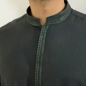 Meilleures ventes Qualité supérieure Dernier style Shalwar Kameez Pour Hommes Nouvelle Arrivée Hommes Brodés Kameez Shalwar - Product Image 6