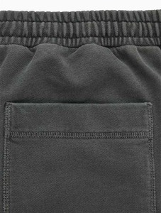 Survêtement décontracté à manches courtes et col rond pour hommes, ensemble de sport d'été avec fermeture à la taille élastique - Product Image 3