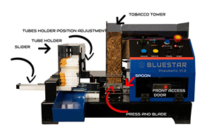 Machine à rouler des cigarettes entièrement automatique avec injecteur de tabac 220V GOLD 0.618 Marque 38kg - Product Image 5