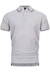 Polo informal de algodón 100% para hombre, nuevo diseño de cuello redondo transpirable a la moda con polos de manga corta - Product Image 4