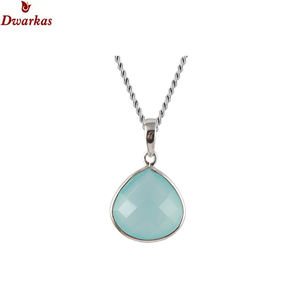 Joyería fina, collar con colgante vintage de piedras preciosas de ópalo natural de Plata de Ley 925 chapado en oro - Product Image 6