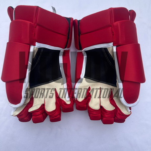 Guantes de Hockey sobre Hielo Profesionales de Alta Calidad con Logotipo Personalizado, Color Personalizado, Dedos Completos, HI-GLOW SPORTS INTERNATIONAL, Cuero y Fibra de Carbono - Product Image 3