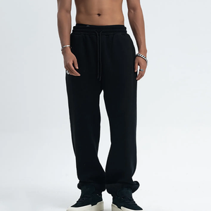 Pantalons de jogging en coton pour hommes de haute qualité en gros, avec logo personnalisé imprimé, pantalons de survêtement pour l'hiver - Product Image 4
