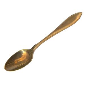 Cucharas de postre pulidas de latón de nuevo diseño, cuchara hecha a mano para diseño de esmalte con temas personalizados para bodas y fiestas 2024 - Product Image 1