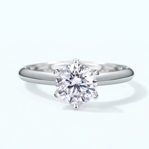 <span class=keywords><strong>Gioielli</strong></span> in argento 925 Sterling da 1 carato Moissanite per eternità anello <span class=keywords><strong>di</strong></span> fidanzamento <span class=keywords><strong>gioielli</strong></span> da donna - Product Image 3