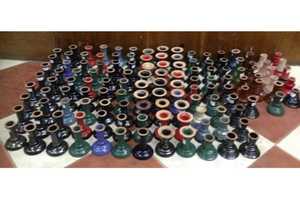 Cuencos de Narguile Egipcios de Lujo con Acabado Lacado para Cafeterías de Narguile Mini - Product Image 3