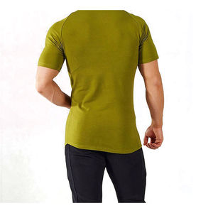 Top Design Premium Qualité Stock Hommes Workout Gym 100% Coton T-shirt Avec Court Respirant Running Sportswear Imprimé Fitness - Product Image 6