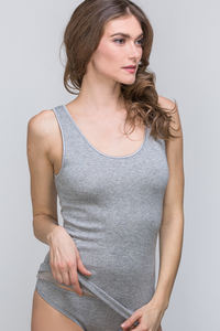ADELAIDE SL Casual <b>Warm</b> Cotton Sleeveless Vest with Crew Neck Breathable Knitted Fabric - Product Image 2
