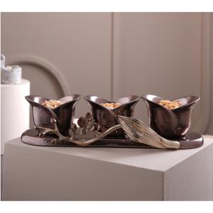 Cuencos para Servir Chocolate de Aluminio Pulido Color Plata para Frutos Secos, Galletas, Restaurantes, Fiestas, Aptos para Lavavajillas, Ecológicos - Product Image 4