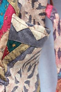 Chaqueta Kantha de algodón para exportador de fabricante indio, abrigo bordado Vintage con corte de trabajo, diseño de letras con apliques de patrón de Kimono - Product Image 4