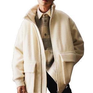 Custom High Quality Men's <b>Winter</b> Varsity <b>Jacket</b> with Stand Zipper Fashionable New <b>Best</b> Quality Embroidery <b>Jacket</b> - Product Image 1