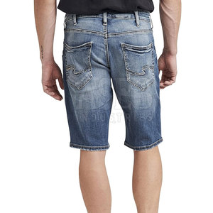 Pantalones vaqueros para hombre de diseño personalizado último estilo servicios OEM pantalones cortos vaqueros para hombre de precio bajo hechos en Pakistán - Product Image 3