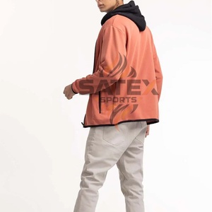 Nouveaux sweats à capuche décontractés pour hommes en coton mélangé pour l'hiver, couleur personnalisée, sweats à capuche décontractés à fermeture éclair, vêtements tendance, sweats à capuche ajustés - Product Image 6