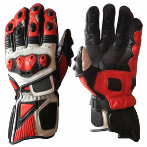 Gants de moto de course en cuir robustes et personnalisés, à doigts entiers, respirants, compatibles écran tactile, unisexes, pour l'hiver, le motocross et les sports (modèle privé) - Product Image 2