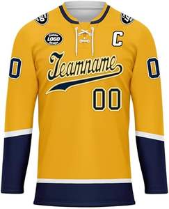 Le plus populaire concevez votre propre logo uniforme de hockey sur glace grande taille pour adulte - Product Image 1