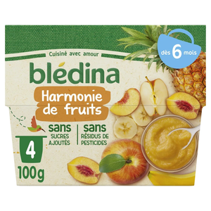 Boîte en vrac de nourriture pour bébés Bledina Premium en petits pots, aux légumes et aux fruits, pour enfants et adultes, approvisionnement pour revendeurs exportateurs - Product Image 3