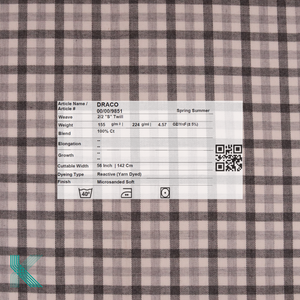 Tela de sarga ligera de algodón 100%, transpirable, lavada, teñida Lisa para vestidos GSM 155, trajes, ropa deportiva, prendas informales y formales - Product Image 3