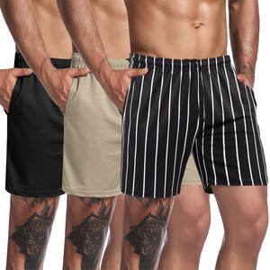 Shorts de course longs pour hommes avec poches, séchage rapide, respirants et anti-plis, fermeture à cordon, couleur/logo personnalisable - Product Image 1
