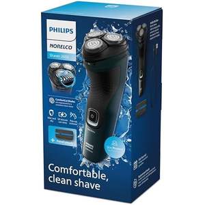 Afeitadora Eléctrica Inalámbrica con Triple Cuchilla, Recortadora Desplegable, Recargable, Impermeable IPX7, Diseño Rotatorio, Operación Alemana, para Barba y Cuerpo - Product Image 1