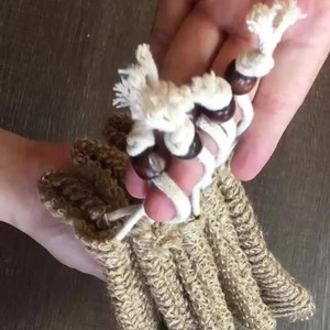 ถุงเก็บสบู่ผ้าป่านศรนารายณ์ออร์แกนิคสำหรับอาบน้ำและอาบน้ำเป็นมิตรกับสิ่งแวดล้อม - Product Image 5