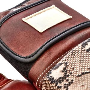 ถุงมือมวยหนังงูสำหรับผู้ใหญ่รุ่นที่มีจำนวนจำกัดถุงมือชกมวยหนังแท้พิมพ์ลาย2025โลโก้ได้ตามต้องการ - Product Image 3