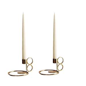 Vintage <b>Candlestick</b> Design High Quality Home Decor <b>Gold</b> Color Dining Table Metal Pillar Candle <b>Holder</b> for Living Room - Product Image 4