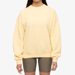 Ventes en gros OEM de pulls en molleton à col rond surdimensionnés imprimés pour femmes, pour l'hiver - Product Image 1