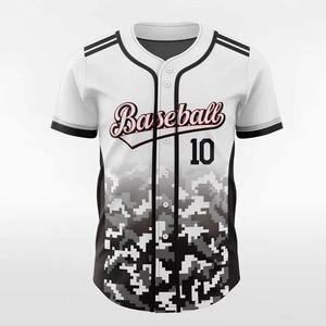 Maillot de baseball personnalisé avec nom d'équipe, numéro et logo – Anti-UV, séchage rapide, polyester/coton, Impex - Product Image 1