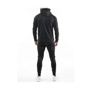 2023 survêtement à fermeture éclair avec logo personnalisé pour hommes survêtement de jogging tissé respirant de haute qualité survêtement décontracté hiver plaine Jogging survêtement - Product Image 1