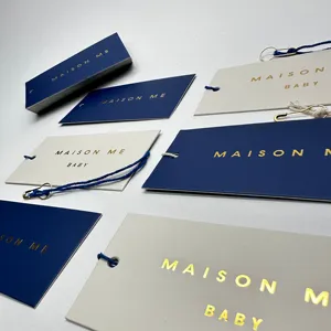 Tampon à chaud avec impression offset personnalisée étiquette pivotante en feuille d'argent carte écologique recyclée avec autocollant hologramme anti-contrefaçon - Product Image 3