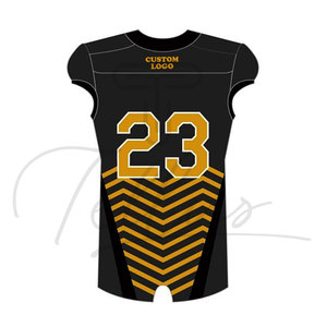 Camiseta de Fútbol Americano al por Mayor de Alta Calidad, 16 Paneles, Manga Corta, Secado Rápido, Anti-UV, Nombre del Equipo Personalizado, Unisex - Product Image 3