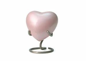 Urna de Corazón Art Deco de Aluminio de Alta Calidad, el Mejor Acabado, Decoración de Mesa para el Hogar y el Pasillo, Urna de Corazón Duradera - Product Image 4