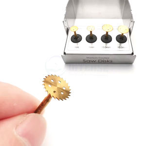 Kit de 4 Discos de Sierra Dentales Manuales de Acero Inoxidable de Primera Calidad para Corte de Precisión en Cirugía de Implantes, Herramientas de Injerto Óseo - Product Image 2