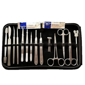 QNQ Kit de dissection complet professionnel outils chirurgicaux en acier inoxydable pour les étudiants marins vétérinaires de biologie médicale pour les soins intensifs - Product Image 1