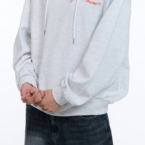 Sweat-shirt pour homme au design tendance, tissu respirant, prix abordable, design tendance avec cordon de serrage et capuche, design décontracté avec logo - Product Image 6