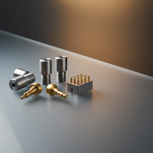 Accessoires d'usinage CNC haute précision Cnc pièce personnalisée en acier CNC usinage de tournage Contacts électriques tournés personnalisés - Product Image 5