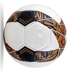 Ballon de football de qualité supérieure avec logo personnalisé imprimé, fabrication de ballons de football, design durable, léger, cousu à la main - Product Image 5