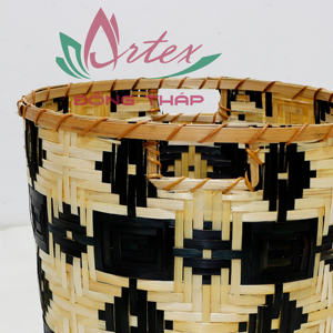 Collection Tendance : Ensemble de 3 Paniers en Bambou au Design Moderne – Meilleures Ventes, Écologiques, Tressés à la Main, pour Rangement, Linge et Mariages - Product Image 6