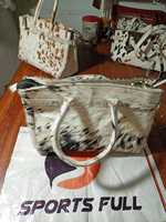 Bolso de Mano de Cuero Vacuno Personalizable con Piel Auténtica, Diadema, Accesorio de Hombro Multifuncional, Nuevo Diseño, Duradero